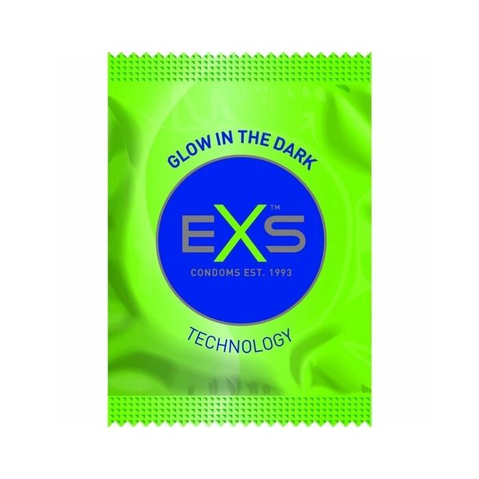 Exs - fluoreszierendes Kondom - 100er Pack