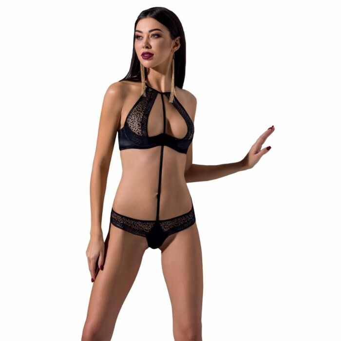 Leidenschaft Frau scharlachrot Bikini Negro s / m