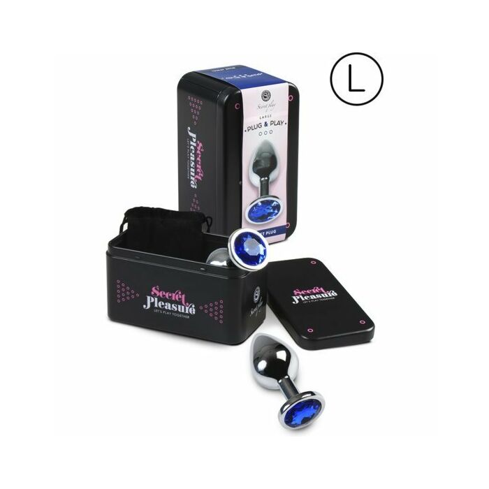 Blauer Glücksstecker