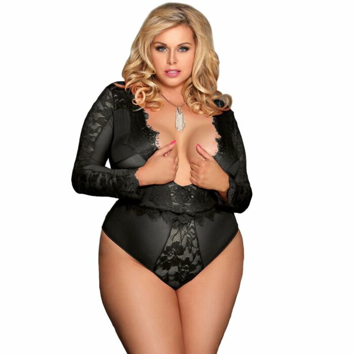 Subblime Queen plus Langarm-Teddy