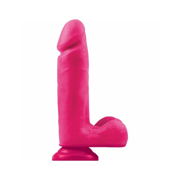 Farben 2x Dual-Density-realistico rosa Penis 21 cm