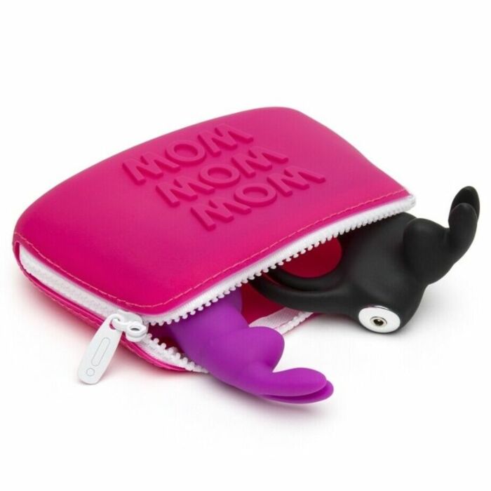 Glückliches Kaninchen Aufbewahrungskoffer kleines Rosa