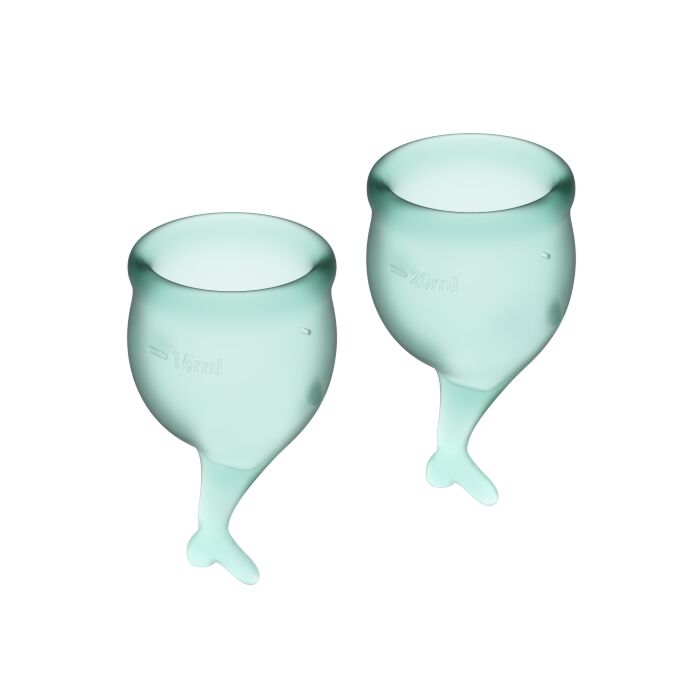 Satisfyer fühlen sich sicher Kit Copa Menstruation Verde 15 + 20ml