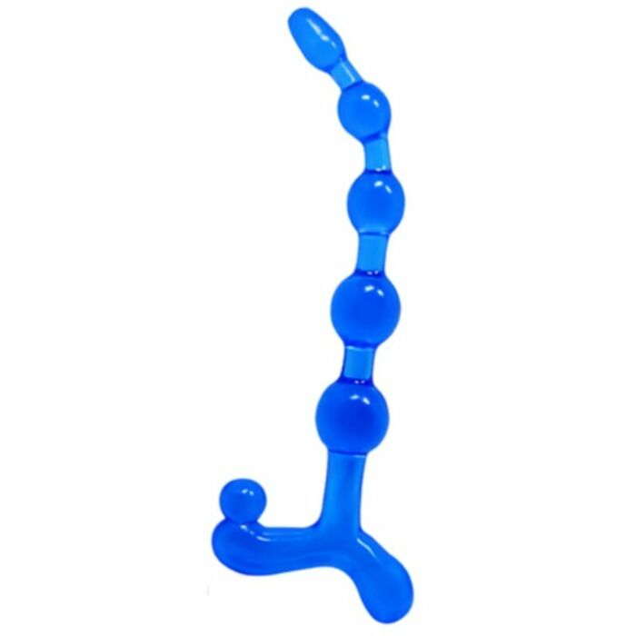Bendy Twist Anal Perlen blau