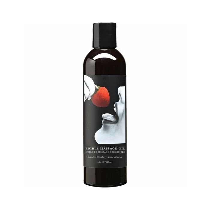 Erdkörper Erdbeer essbares Massageöl