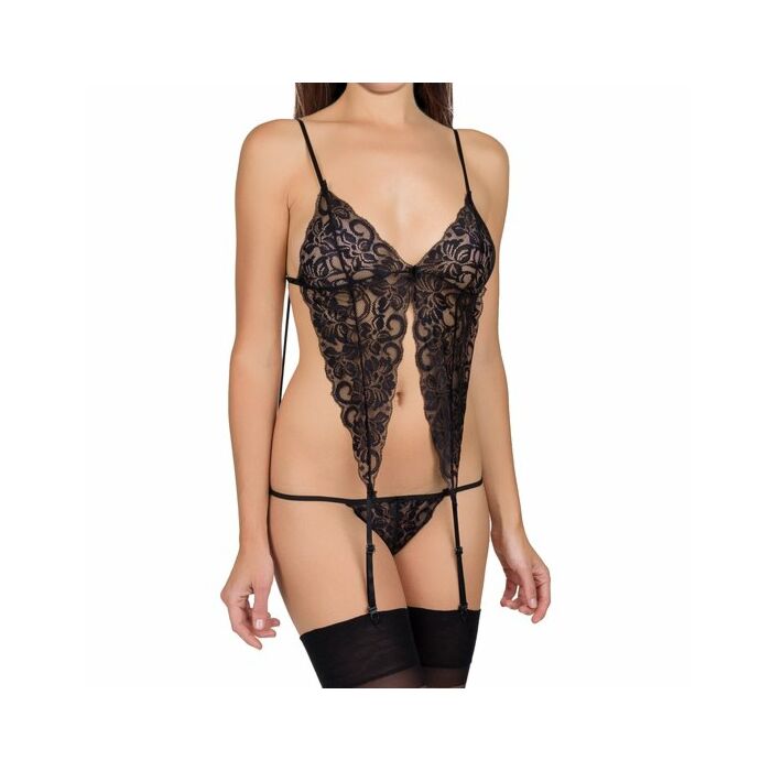 Babydoll schwarz Regen schwarz