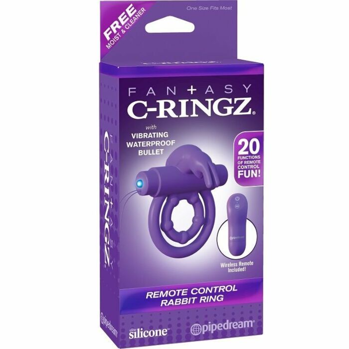 Fantasie c-Ring ringz lila Vibrator Fernbedienung