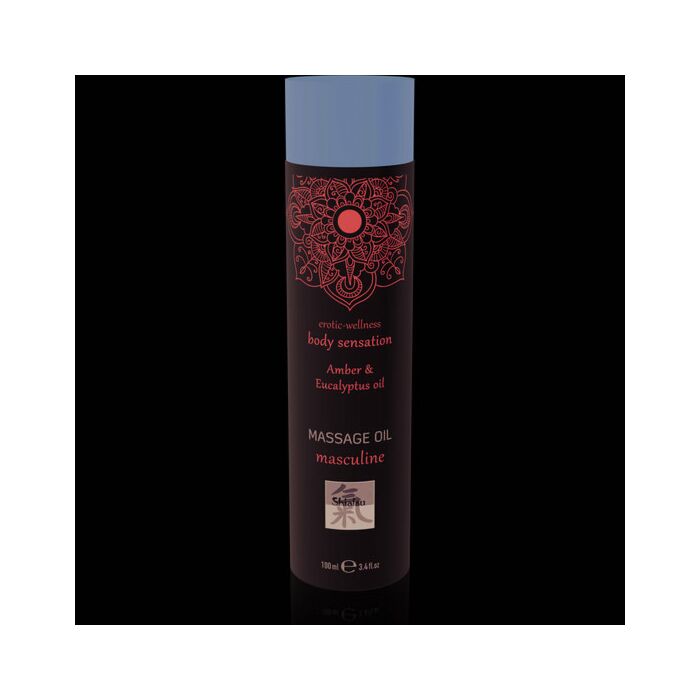 Shiatsu Massageöl maskulin - Bernstein & Eukalyptusöl 100ml