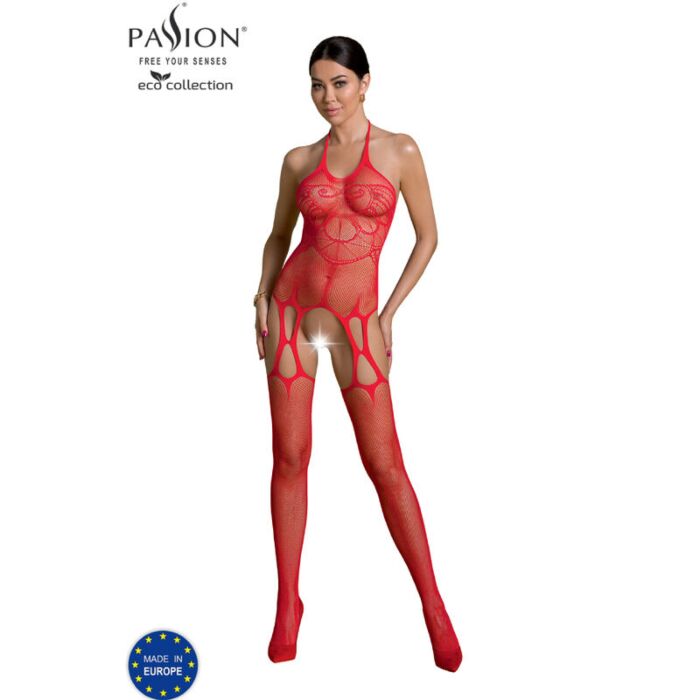 Bodystocking Eco Passion Rot