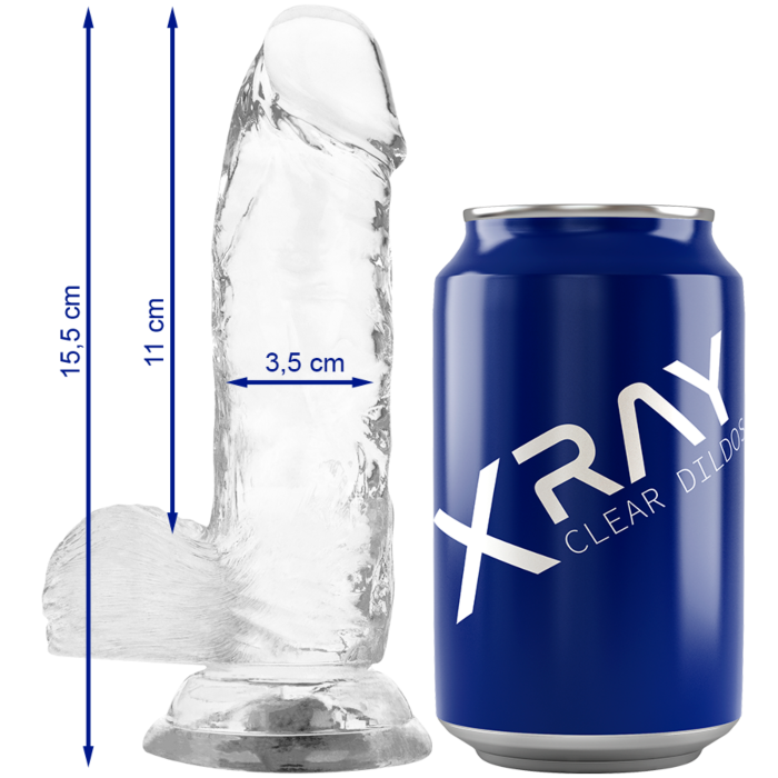 Dildo Kristallklar Transparent Crystal Clear