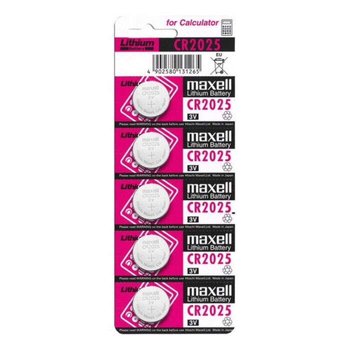 Batterien Maxell CR2025 3V - Pack 5