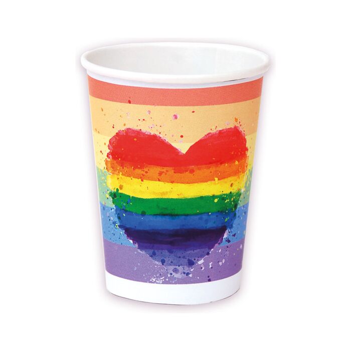 Regenbogen-Gläser - LGBT-Party-Set