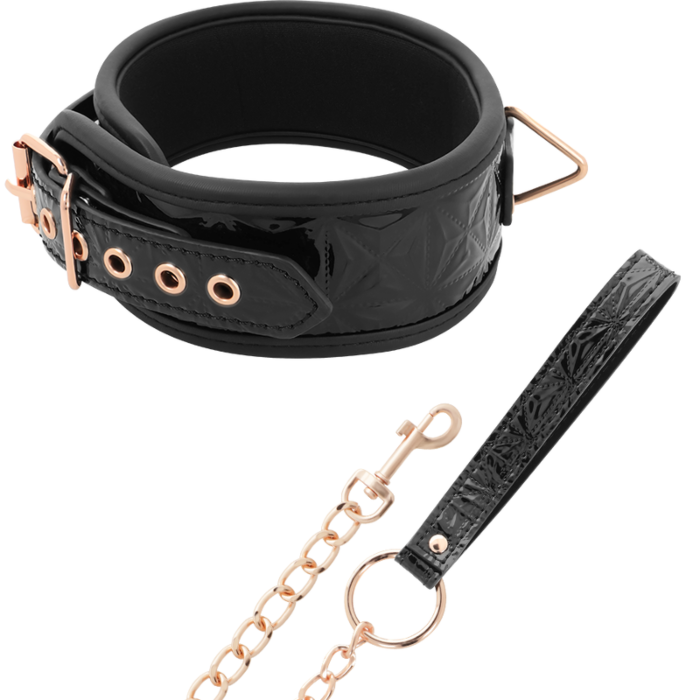 Halsband Schwarz Flex