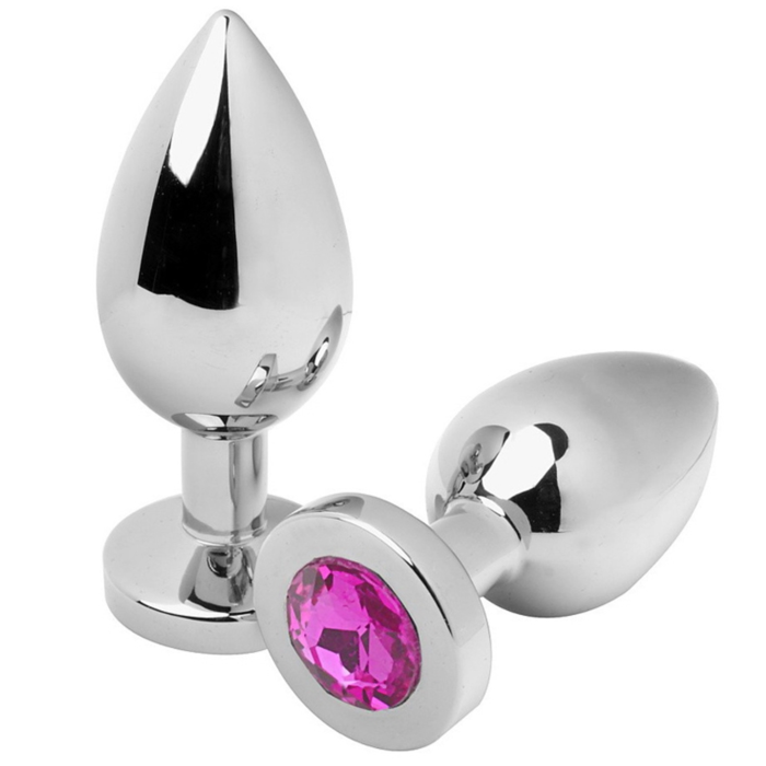 Rosa Diamant: Metall Analplug