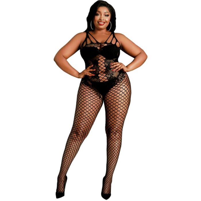 Mondlicht Bodystocking Schwarz