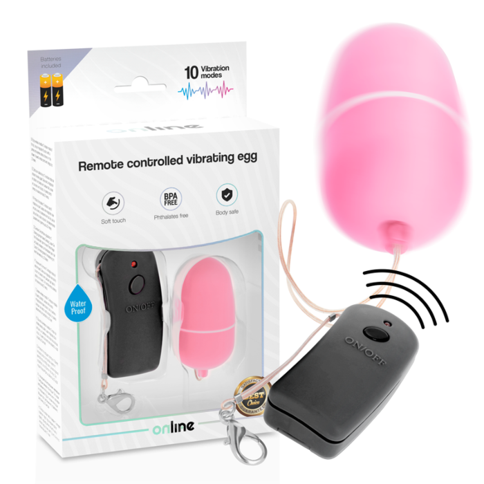 Vibrator Ei Pink Fernbedienung
