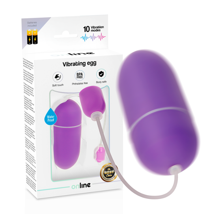 Vibrator Ei Lila Splash