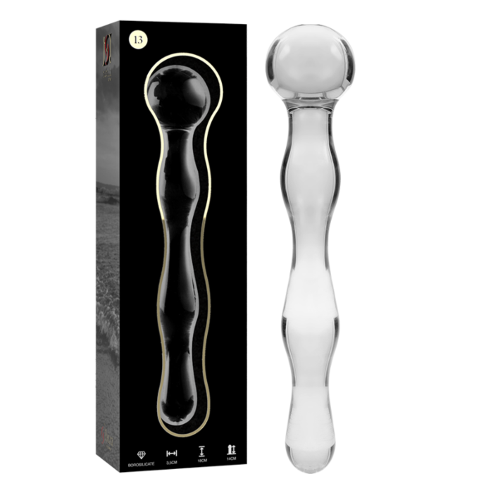 Dildo Sternenklar aus Glas