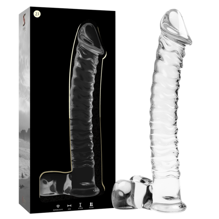 Dildo Sternenklar aus Glas