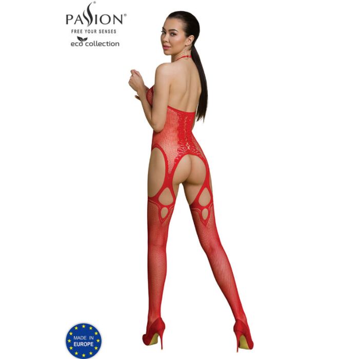 Bodystocking Eco Passion Rot