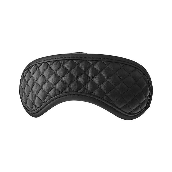 Maske mit schwarzem Diamant-Glanz