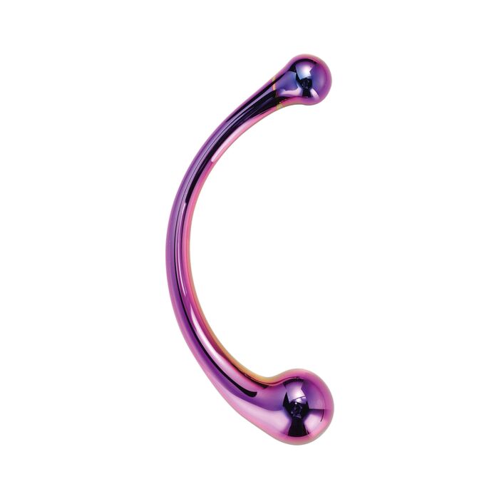 Glamouröser gebogener Glas-Zauberstab