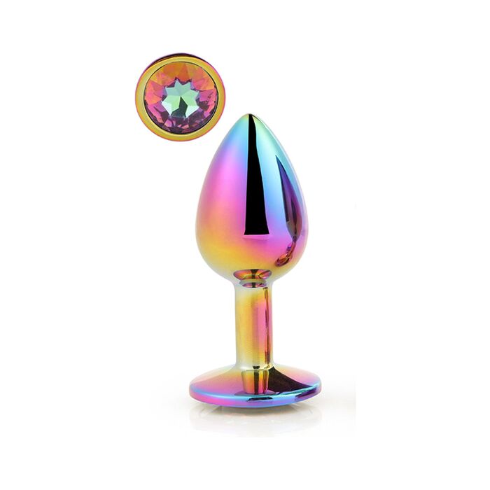 Plug Regenbogen Glitzer