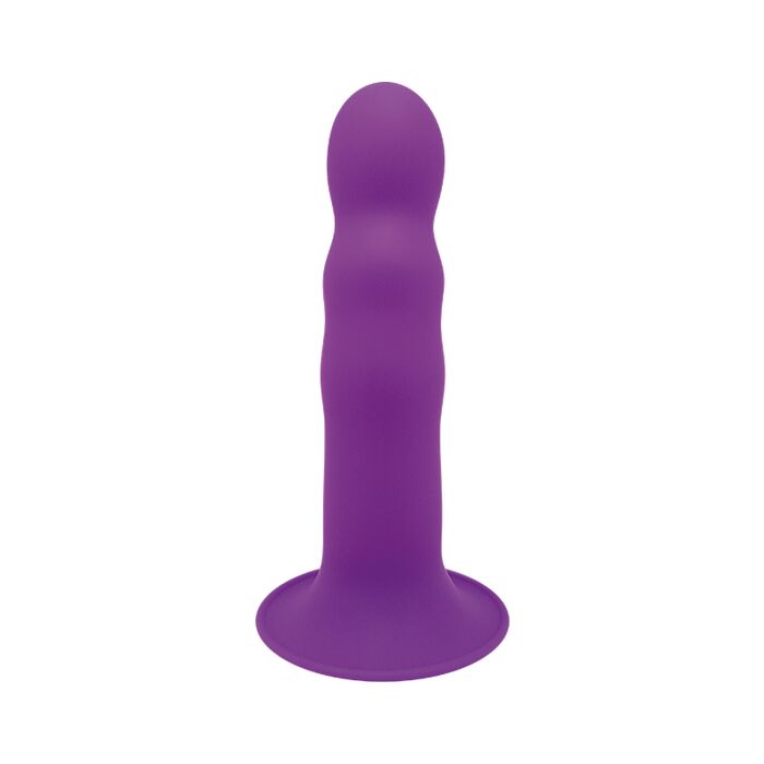 Dildo Liebe mit geriffelter Oberfläche 18cm - Lila