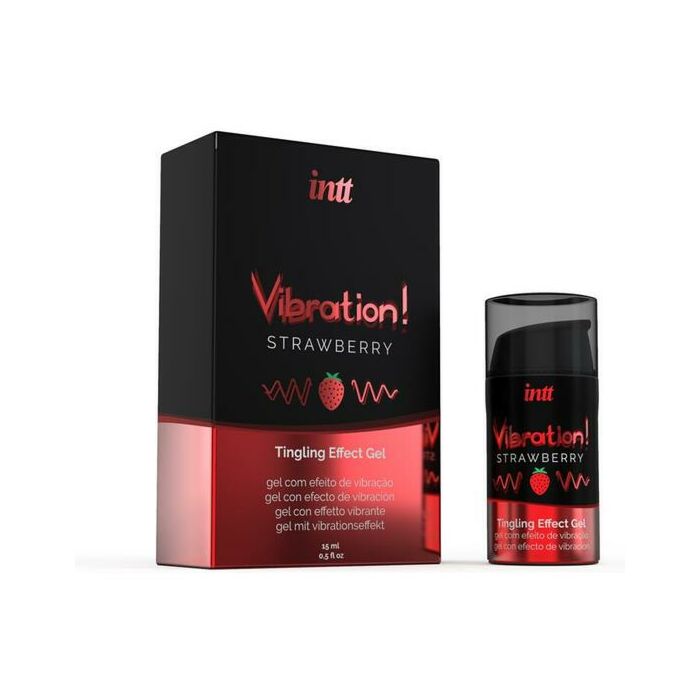 Intt flüssiger Erdbeervibrator 15ml