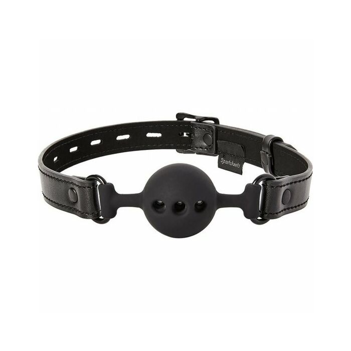 Sportblätter Safran atmungsaktiver Ballknebel