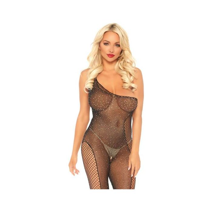 Beinallee Fischnetz Bodystocking eine Größe