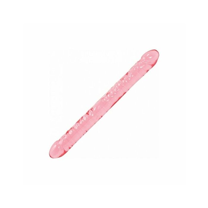 Doppel Penis rosa Gelatine 45 cm