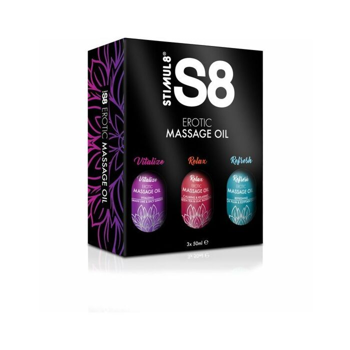S8 Massageölbox 3x 50ml