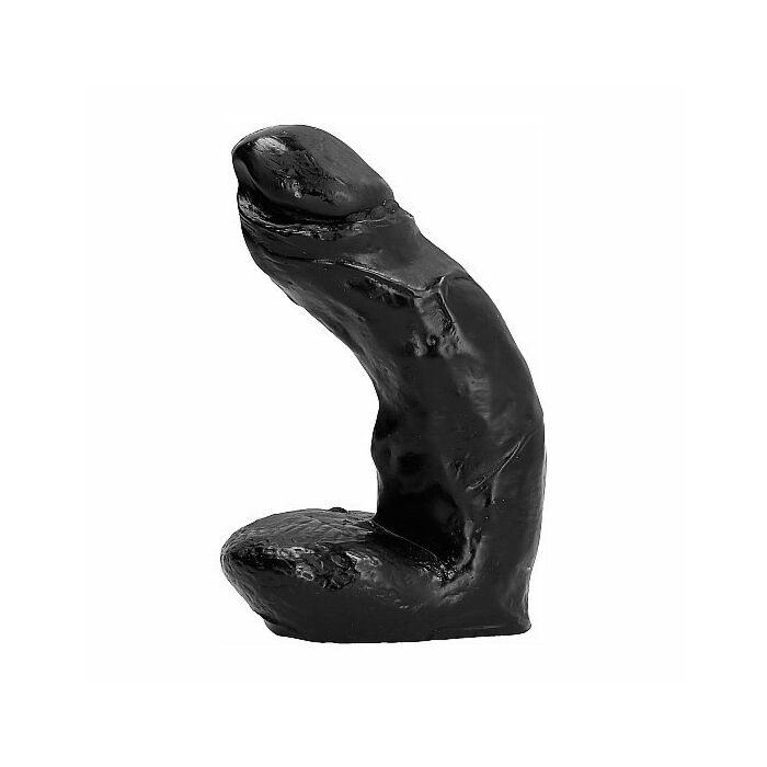 Ganz schwarzer Dildo 15cm