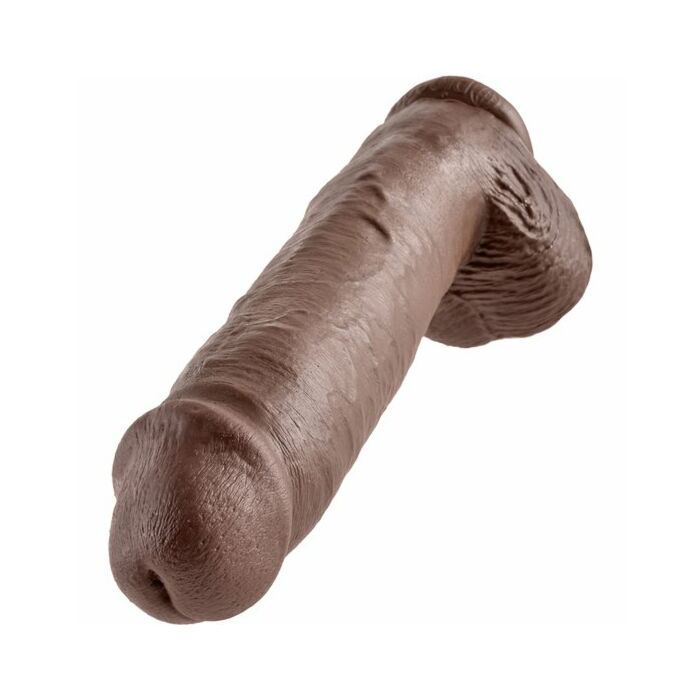 Realistischer Penis König Braun 28cm