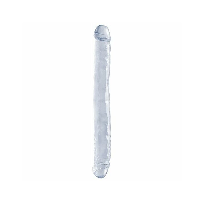Basix Doppel transparente Gelee Penis 34 cm