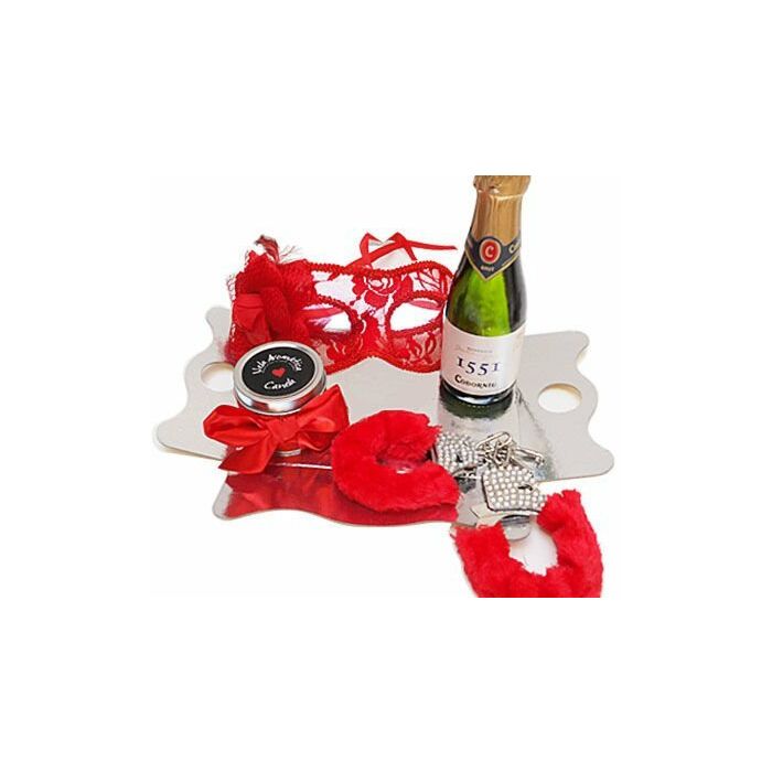 Rote venezianische Maske