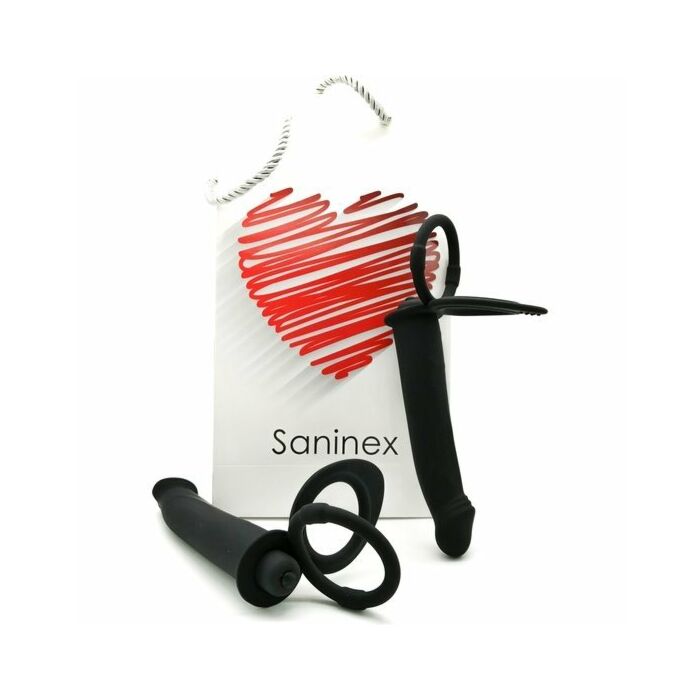 Saninex Duplex Vibrator Butt Plug.