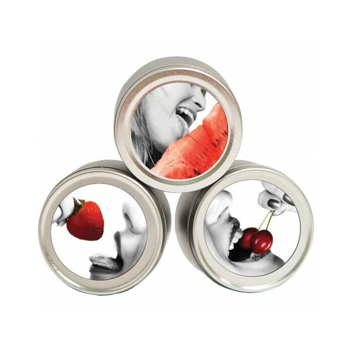 Kerzen-Trio mit irdischem Körper (drei 2-Unzen-Kerzen in dünnem Dip, Träumchen)