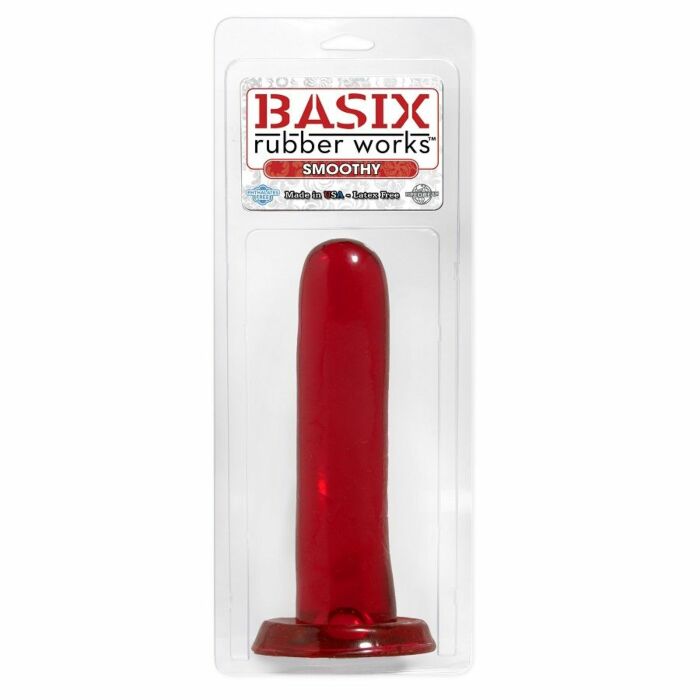 Basix Gelatine Penis smoothy 13 cm rot