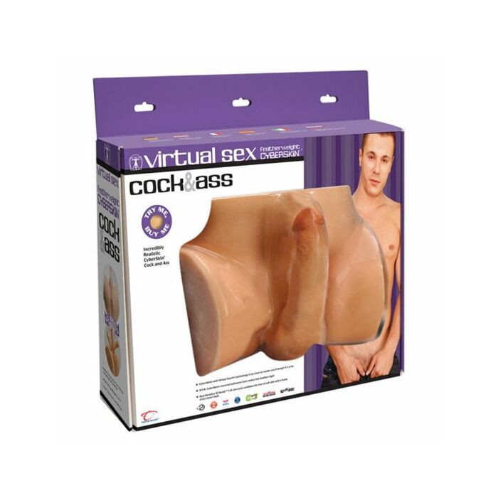 Virtueller Sex Schwanz und Arsch Cyberskin