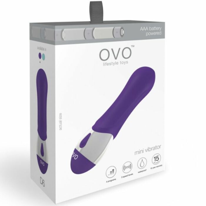 Dieser d6 Mini Vibrator lila