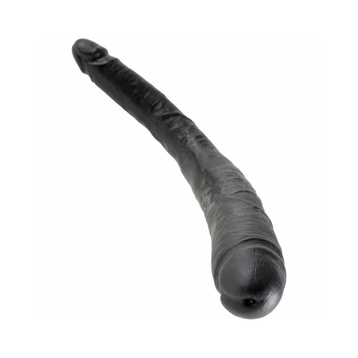 König Doppel schwarzen Schwanz Dildo 40,6 cm
