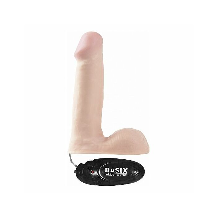 Basix Rubber Works Penis natürliche Gelatine Vibrator 15 cm