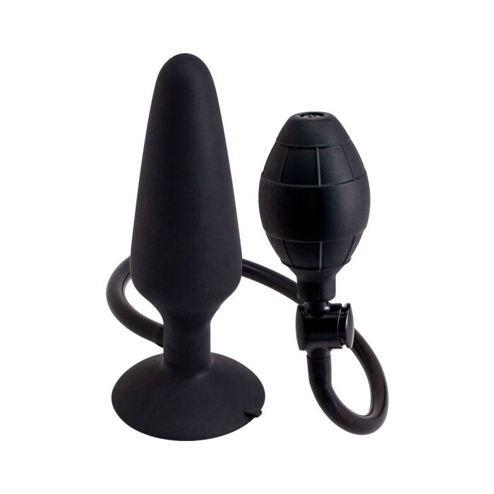 Butt Plug hinchable l - Negro