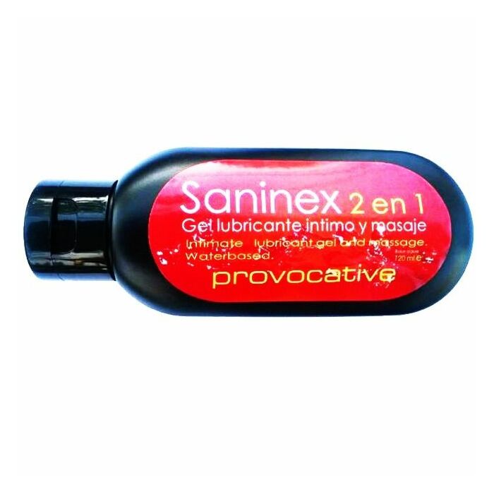 Saninex 2 in 1 Schmiermittel und provokativ Intimmassage