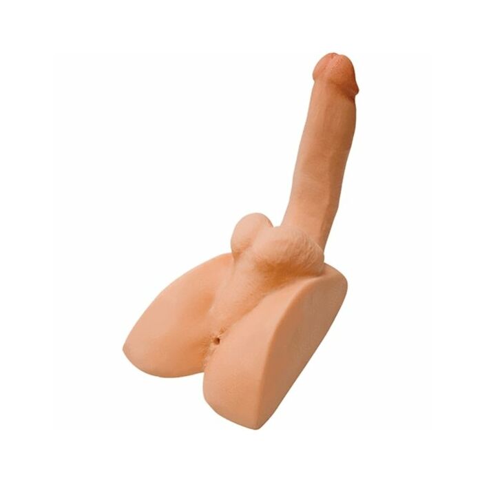 Steinharter Cyberskin - Arsch Masturbator mit aufrechtem Penis