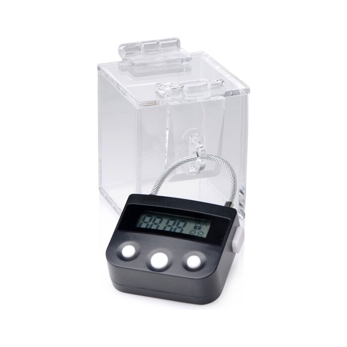 Die Schlüsselhalter Deluxe Box mit Vorhängeschloss - transparent