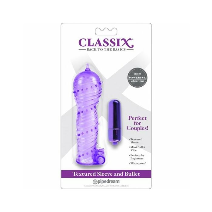 Classix - strukturierte Hülle & Kugel, lila