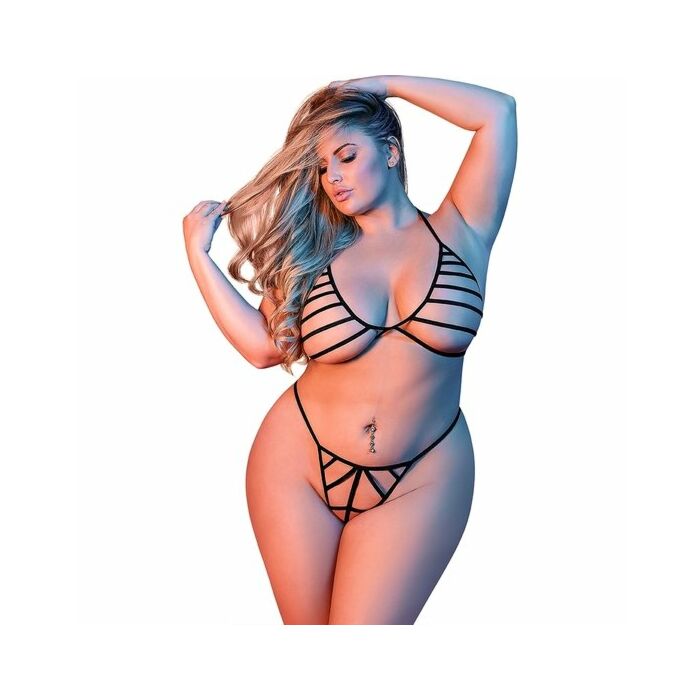 Set mit Riemen - schwarz